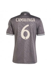 Fotbalové Dres Real Madrid Eduardo Camavinga #6 Třetí Oblečení 2024-25 Krátký Rukáv